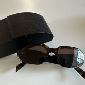 Prada tortoise color sunglasses